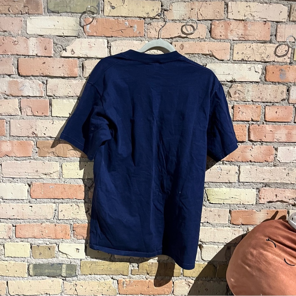 Wilson navy heavyweight shirt - sz medium - vintage - Picture 4 of 4